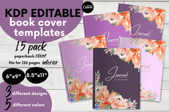 Download 15 Book Cover Bundle Templates/Editable - Bundle templates Collection