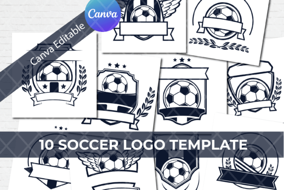 Download DIY Soccer Canva Logo Template - Canva logo template Collection