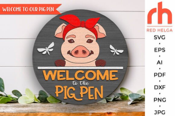 Download Pin in Bandana Door Sign, Farm Hanger - Pin Collection