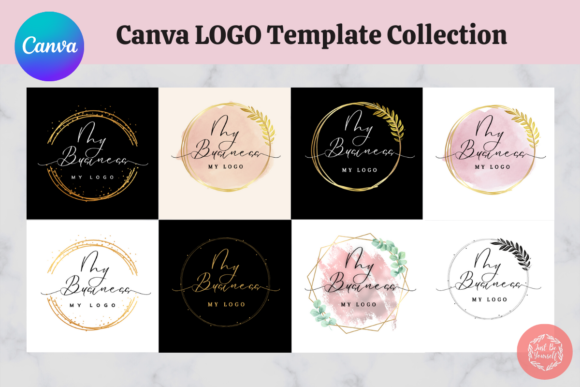 Download Collection of 8 Canva Logo Template - Canva logo template Collection