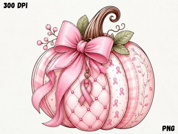 Download Pink Pumpkin Breast Cancer Awareness PNG - Pin Collection